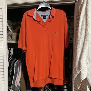 Tommy Hilfiger Orange Polo Shirt